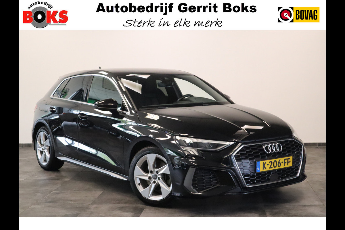 Audi A3 Sportback 35 TFSI S edition 150pk Navigatie 17LMV volleder interieur Cruise Control parking ass. Audi A3 Sportback 35 TFSI S edition 150pk Navigatie 17LMV volleder interieur Cruise Control parking ass.