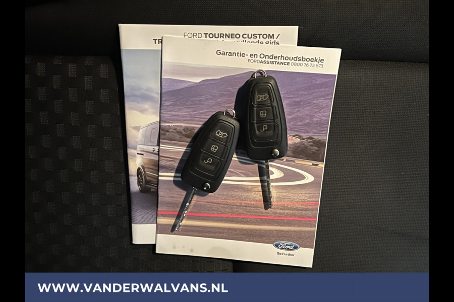Ford Transit Custom 2.0 TDCI L1H1 Euro6 Airco | 2500KG Trekvermogen | Cruisecontrol | Parkeersensoren | Bijrijdersbank LED koplampverlichting, achterklep