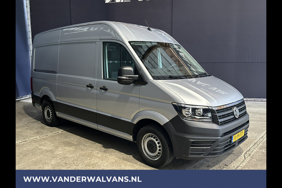 Volkswagen Crafter 2.0 TDI 140 pk L3H3 L2H2 Euro6 Airco | PDC | 3000kg trekvermogen | Apple Carplay Android Auto, Parkeersensoren, Bijrijdersbank