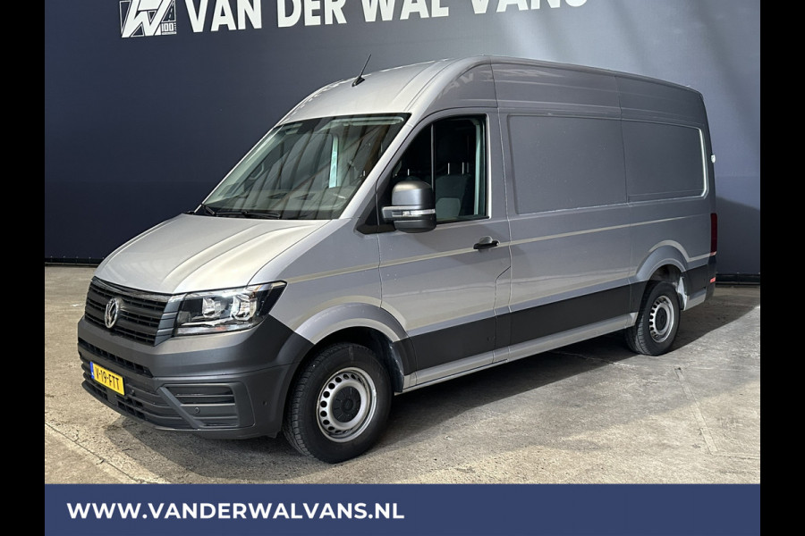 Volkswagen Crafter 2.0 TDI 140 pk L3H3 L2H2 Euro6 Airco | PDC | 3000kg trekvermogen | Apple Carplay Android Auto, Parkeersensoren, Bijrijdersbank