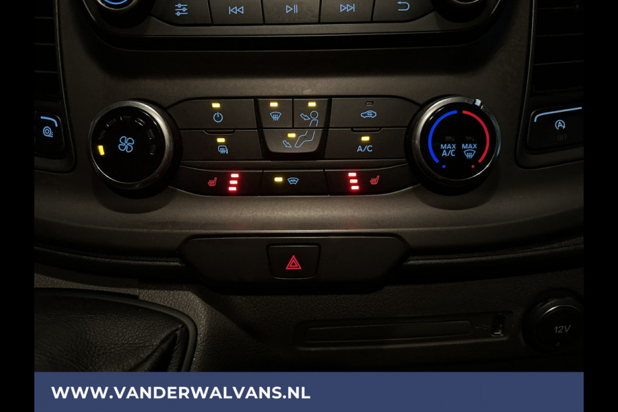 Ford Transit Custom 2.0 TDCI 130 pk L2H1 Euro6 Airco | 2800kg trekvermogen | Parkeersensoren | Cruisecontrol | LED Stoelverwarming, Voorruitverwarming, Bijrijdersbank