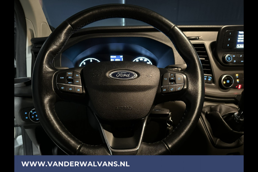 Ford Transit Custom 2.0 TDCI 130 pk L2H1 Euro6 Airco | 2800kg trekvermogen | Parkeersensoren | Cruisecontrol | LED Stoelverwarming, Voorruitverwarming, Bijrijdersbank