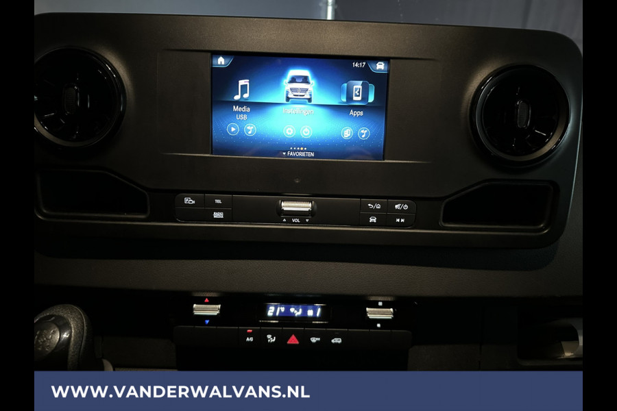 Mercedes-Benz Sprinter 317 CDI 170 pk L3H2 Euro6 ** Airco | MBUX | Camera | Apple Carplay | Cruisecontrol | Stoelverwarming Chauffeursstoel, Bijrijdersbank, Android Auto,