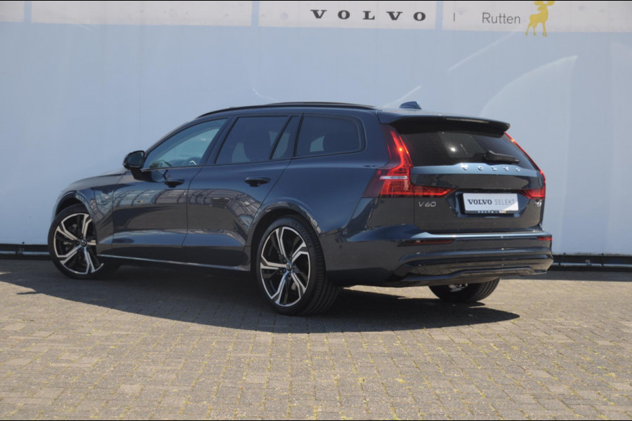 Volvo V60 T6 350PK Automaat AWD Plus Dark / Adaptieve cruise control / Parkeersensoren / Elektrische stoelen met geheugen / Trekhaak / BLIS / Apple carplay / Panoramadak / Elektrische achterklep