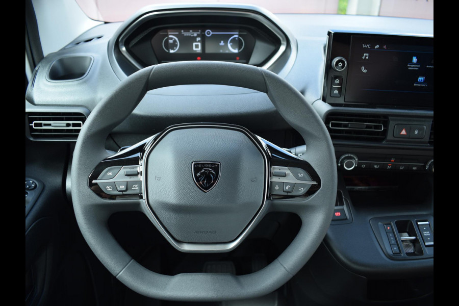 Peugeot Partner L1 130PK Automaat LAADRUIMTE BETIMMERING | ACHTERUITRIJCAMERA MET SENSOREN | CARPLAY | UIT VOORRAAD LEVERBAAR