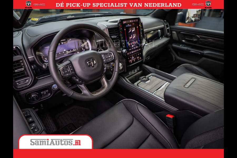 Dodge Ram 1500 Limited Night High Output 540HP 706Nm | Massage + Full Option | De Meest Luxe en Volle Pick-Up in zijn Klasse | Comfortabele Dubbele Cabine met Royale 5 Zitplaatsen | BPM vrij | Nu Leverbaar uit Voorraad | Voorraad Nr 2337 - 7694