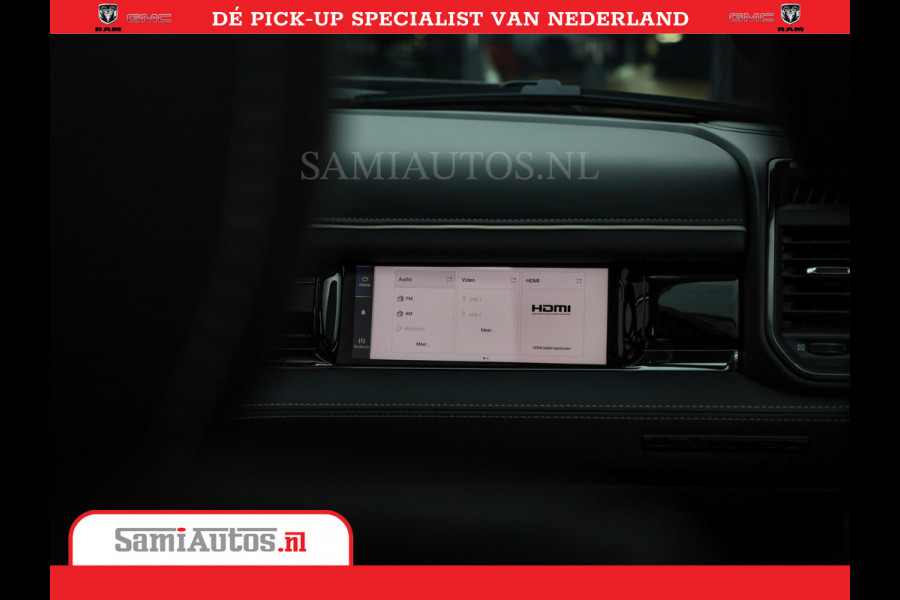Dodge Ram 1500 Limited Night High Output 540HP 706Nm | Massage + Full Option | De Meest Luxe en Volle Pick-Up in zijn Klasse | Comfortabele Dubbele Cabine met Royale 5 Zitplaatsen | BPM vrij | Nu Leverbaar uit Voorraad | Voorraad Nr 2337 - 7694