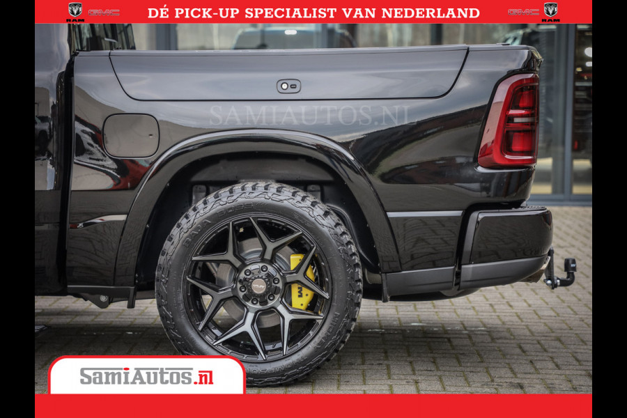 Dodge Ram 1500 Limited Night High Output 540HP 706Nm | Massage + Full Option | De Meest Luxe en Volle Pick-Up in zijn Klasse | Comfortabele Dubbele Cabine met Royale 5 Zitplaatsen | BPM vrij | Nu Leverbaar uit Voorraad | Voorraad Nr 2337 - 7694