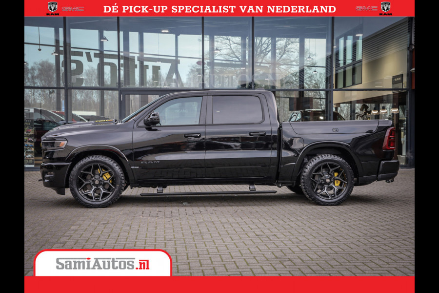 Dodge Ram 1500 Limited Night High Output 540HP 706Nm | Massage + Full Option | De Meest Luxe en Volle Pick-Up in zijn Klasse | Comfortabele Dubbele Cabine met Royale 5 Zitplaatsen | BPM vrij | Nu Leverbaar uit Voorraad | Voorraad Nr 2337 - 7694