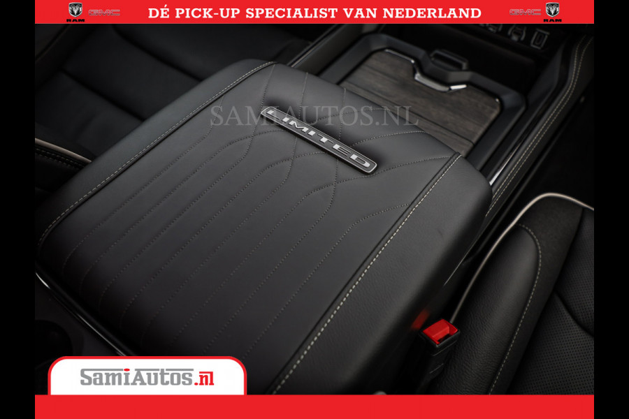 Dodge Ram 1500 Limited Night High Output 540HP 706Nm | Massage + Full Option | De Meest Luxe en Volle Pick-Up in zijn Klasse | Comfortabele Dubbele Cabine met Royale 5 Zitplaatsen | BPM vrij | Nu Leverbaar uit Voorraad | Voorraad Nr 2337 - 7694