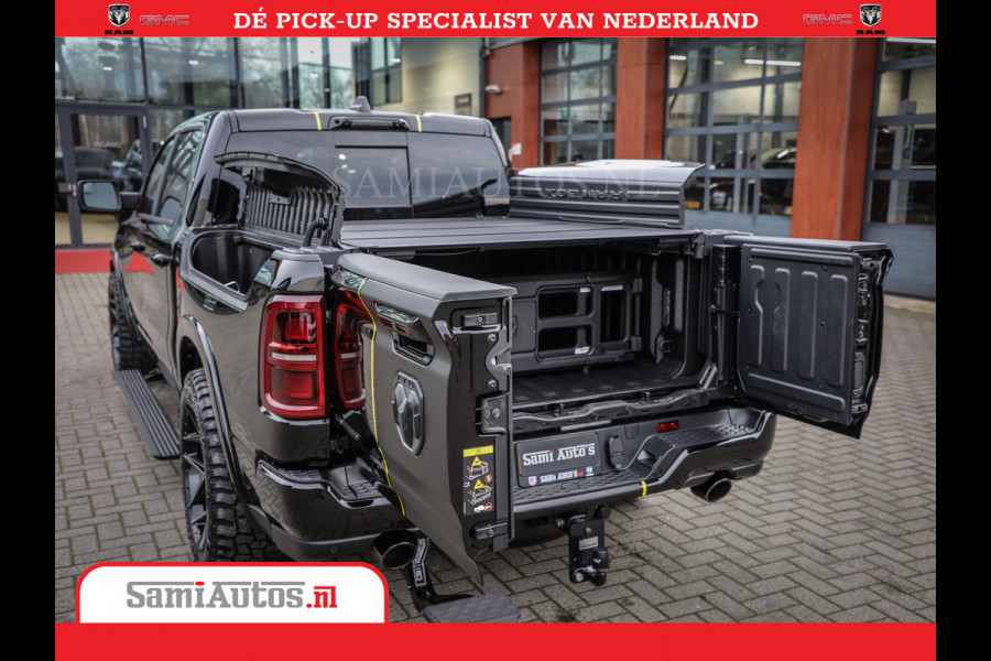 Dodge Ram 1500 Limited Night High Output 540HP 706Nm | Massage + Full Option | De Meest Luxe en Volle Pick-Up in zijn Klasse | Comfortabele Dubbele Cabine met Royale 5 Zitplaatsen | BPM vrij | Nu Leverbaar uit Voorraad | Voorraad Nr 2337 - 7694