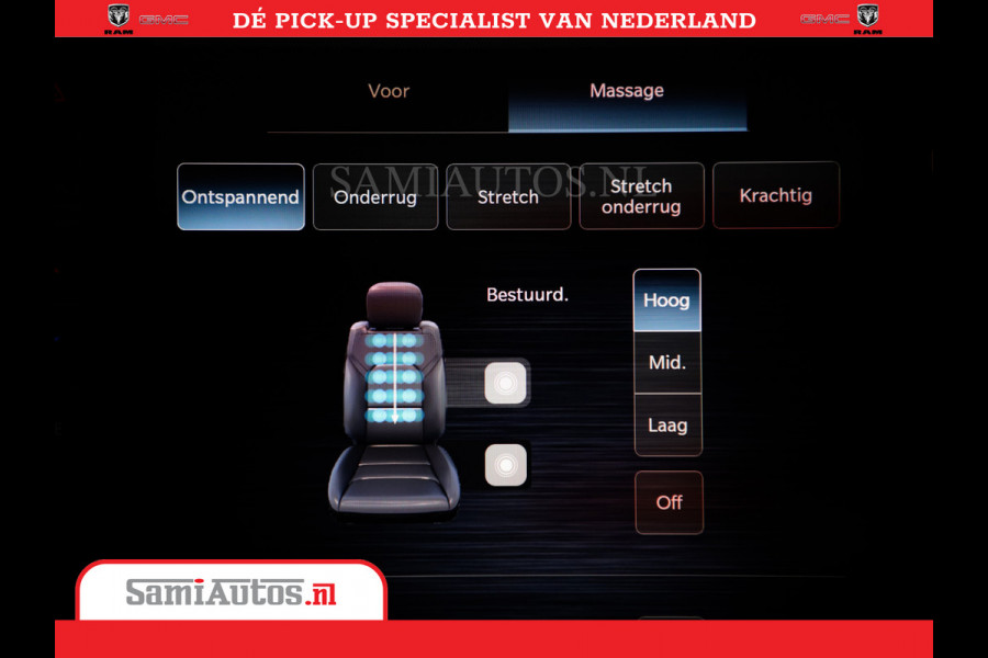Dodge Ram 1500 Limited Night High Output 540HP 706Nm | Massage + Full Option | De Meest Luxe en Volle Pick-Up in zijn Klasse | Comfortabele Dubbele Cabine met Royale 5 Zitplaatsen | BPM vrij | Nu Leverbaar uit Voorraad | Voorraad Nr 2337 - 7694