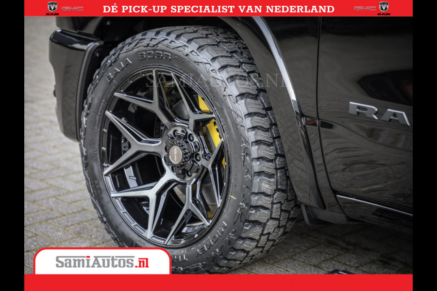 Dodge Ram 1500 Limited Night High Output 540HP 706Nm | Massage + Full Option | De Meest Luxe en Volle Pick-Up in zijn Klasse | Comfortabele Dubbele Cabine met Royale 5 Zitplaatsen | BPM vrij | Nu Leverbaar uit Voorraad | Voorraad Nr 2337 - 7694