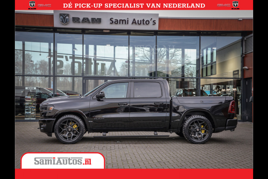 Dodge Ram 1500 Limited Night High Output 540HP 706Nm | Massage + Full Option | De Meest Luxe en Volle Pick-Up in zijn Klasse | Comfortabele Dubbele Cabine met Royale 5 Zitplaatsen | BPM vrij | Nu Leverbaar uit Voorraad | Voorraad Nr 2337 - 7694