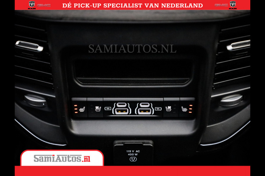 Dodge Ram 1500 Limited Night High Output 540HP 706Nm | Massage + Full Option | De Meest Luxe en Volle Pick-Up in zijn Klasse | Comfortabele Dubbele Cabine met Royale 5 Zitplaatsen | BPM vrij | Nu Leverbaar uit Voorraad | Voorraad Nr 2337 - 7694
