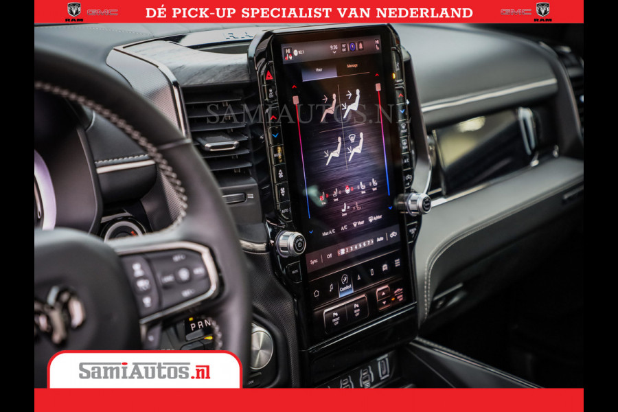 Dodge Ram 1500 Limited Night High Output 540HP 706Nm | Massage + Full Option | De Meest Luxe en Volle Pick-Up in zijn Klasse | Comfortabele Dubbele Cabine met Royale 5 Zitplaatsen | BPM vrij | Nu Leverbaar uit Voorraad | Voorraad Nr 2337 - 7694