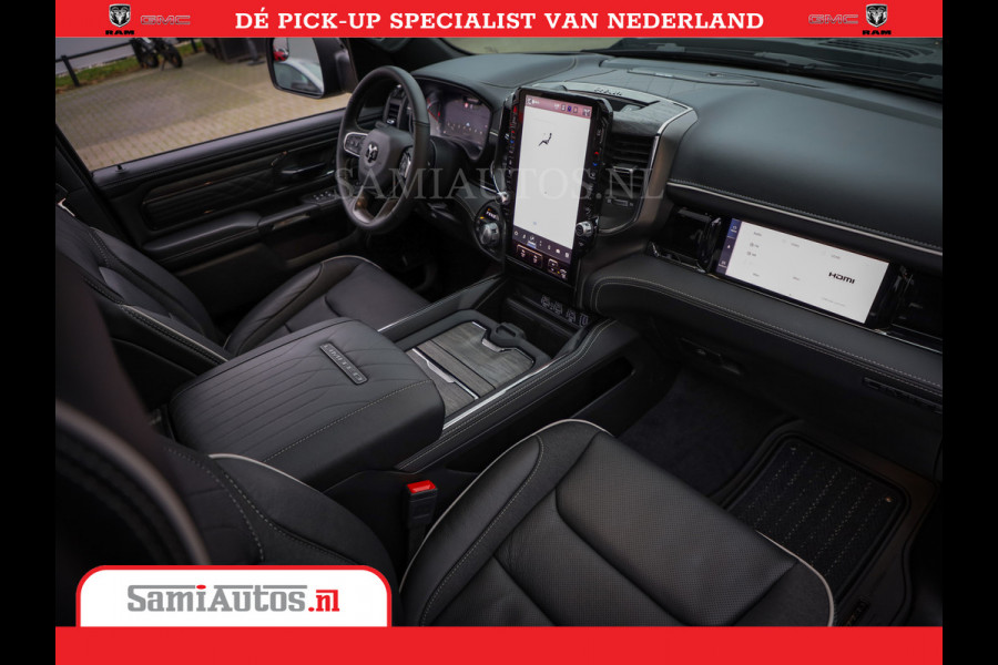 Dodge Ram 1500 Limited Night High Output 540HP 706Nm | Massage + Full Option | De Meest Luxe en Volle Pick-Up in zijn Klasse | Comfortabele Dubbele Cabine met Royale 5 Zitplaatsen | BPM vrij | Nu Leverbaar uit Voorraad | Voorraad Nr 2354 - 3380