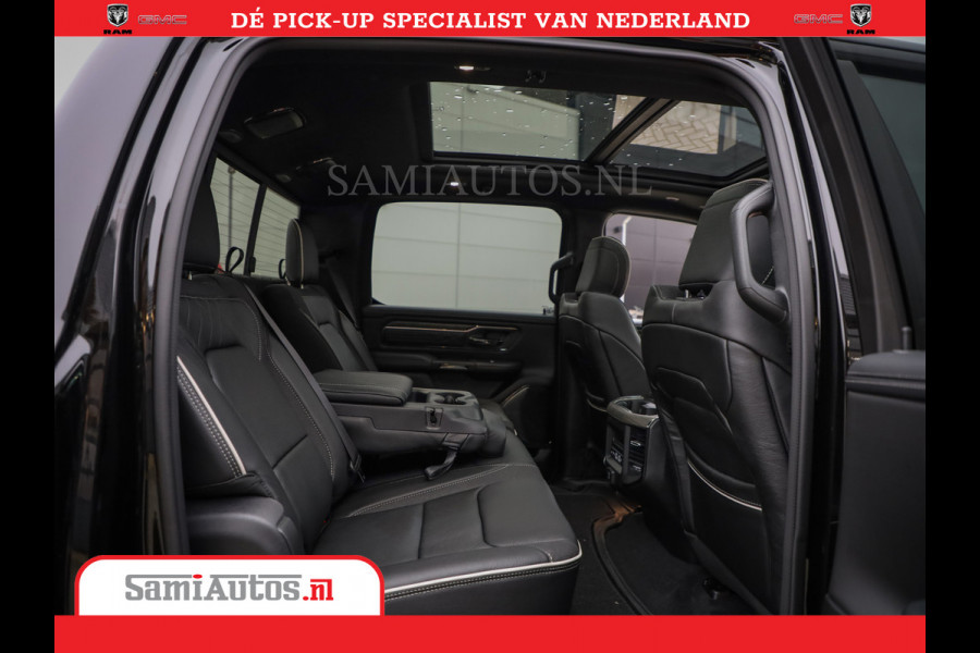 Dodge Ram 1500 Limited Night High Output 540HP 706Nm | Massage + Full Option | De Meest Luxe en Volle Pick-Up in zijn Klasse | Comfortabele Dubbele Cabine met Royale 5 Zitplaatsen | BPM vrij | Nu Leverbaar uit Voorraad | Voorraad Nr 2354 - 3380