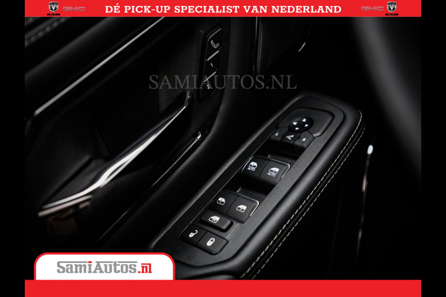 Dodge Ram 1500 Limited Night High Output 540HP 706Nm | Massage + Full Option | De Meest Luxe en Volle Pick-Up in zijn Klasse | Comfortabele Dubbele Cabine met Royale 5 Zitplaatsen | BPM vrij | Nu Leverbaar uit Voorraad | Voorraad Nr 2354 - 3380