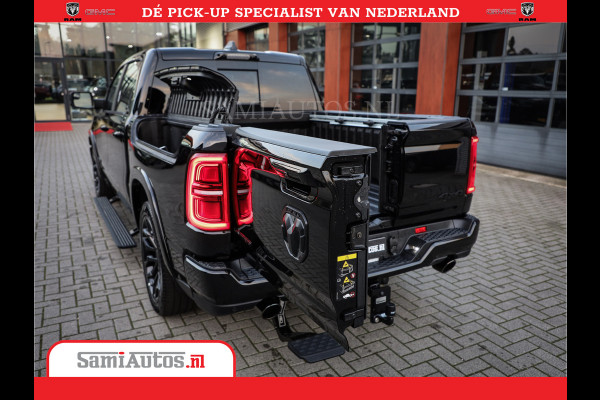 Dodge Ram 1500 Limited Night High Output 540HP 706Nm | Massage + Full Option | De Meest Luxe en Volle Pick-Up in zijn Klasse | Comfortabele Dubbele Cabine met Royale 5 Zitplaatsen | BPM vrij | Nu Leverbaar uit Voorraad | Voorraad Nr 2354 - 3380