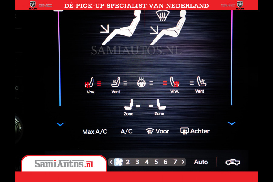 Dodge Ram 1500 Limited Night High Output 540HP 706Nm | Massage + Full Option | De Meest Luxe en Volle Pick-Up in zijn Klasse | Comfortabele Dubbele Cabine met Royale 5 Zitplaatsen | BPM vrij | Nu Leverbaar uit Voorraad | Voorraad Nr 2354 - 3380