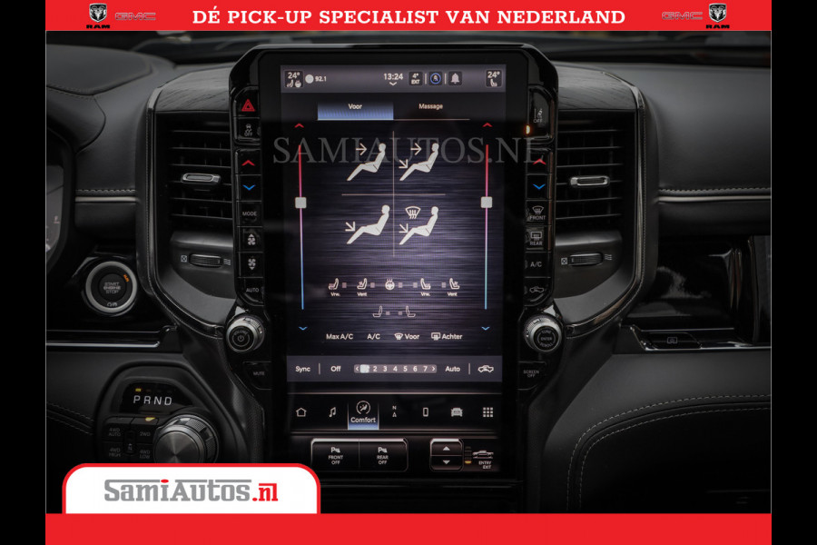 Dodge Ram 1500 Limited Night High Output 540HP 706Nm | Massage + Full Option | De Meest Luxe en Volle Pick-Up in zijn Klasse | Comfortabele Dubbele Cabine met Royale 5 Zitplaatsen | BPM vrij | Nu Leverbaar uit Voorraad | Voorraad Nr 2354 - 3380