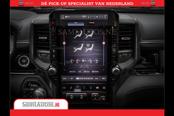 Dodge Ram 1500 Limited Night High Output 540HP 706Nm | Massage + Full Option | De Meest Luxe en Volle Pick-Up in zijn Klasse | Comfortabele Dubbele Cabine met Royale 5 Zitplaatsen | BPM vrij | Nu Leverbaar uit Voorraad | Voorraad Nr 2354 - 3380
