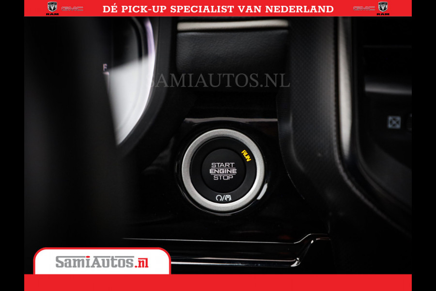 Dodge Ram 1500 Limited Night High Output 540HP 706Nm | Massage + Full Option | De Meest Luxe en Volle Pick-Up in zijn Klasse | Comfortabele Dubbele Cabine met Royale 5 Zitplaatsen | BPM vrij | Nu Leverbaar uit Voorraad | Voorraad Nr 2354 - 3380