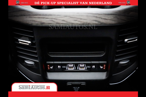 Dodge Ram 1500 Limited Night High Output 540HP 706Nm | Massage + Full Option | De Meest Luxe en Volle Pick-Up in zijn Klasse | Comfortabele Dubbele Cabine met Royale 5 Zitplaatsen | BPM vrij | Nu Leverbaar uit Voorraad | Voorraad Nr 2354 - 3380