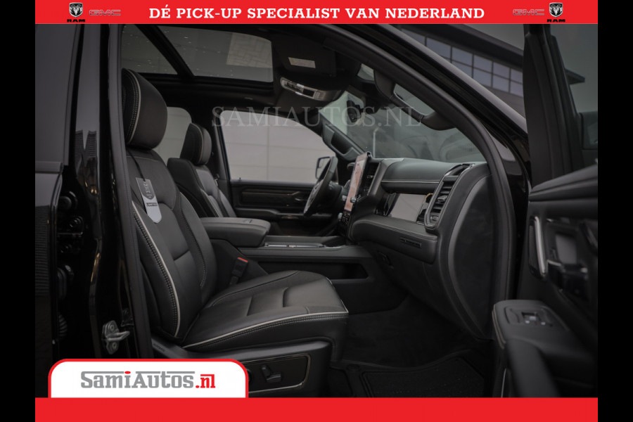Dodge Ram 1500 Limited Night High Output 540HP 706Nm | Massage + Full Option | De Meest Luxe en Volle Pick-Up in zijn Klasse | Comfortabele Dubbele Cabine met Royale 5 Zitplaatsen | BPM vrij | Nu Leverbaar uit Voorraad | Voorraad Nr 2354 - 3380