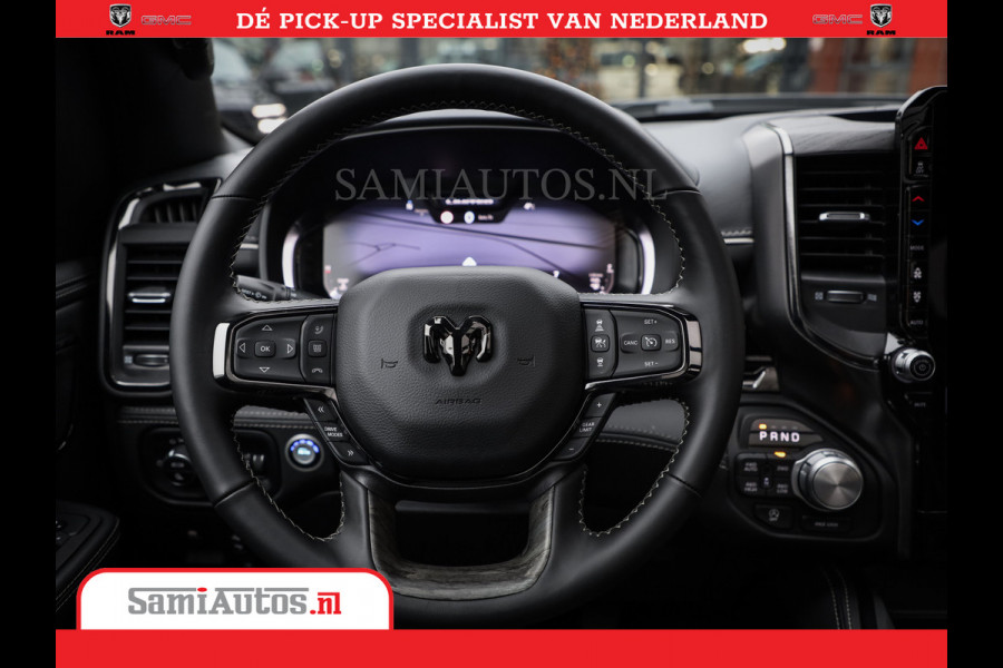Dodge Ram 1500 Limited Night High Output 540HP 706Nm | Massage + Full Option | De Meest Luxe en Volle Pick-Up in zijn Klasse | Comfortabele Dubbele Cabine met Royale 5 Zitplaatsen | BPM vrij | Nu Leverbaar uit Voorraad | Voorraad Nr 2355 - 5149