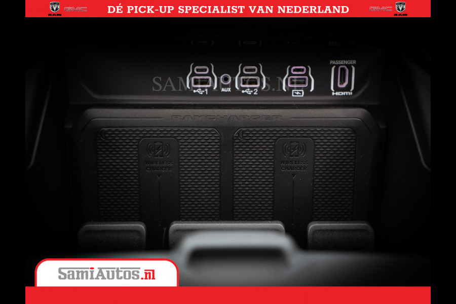 Dodge Ram 1500 Limited Night High Output 540HP 706Nm | Massage + Full Option | De Meest Luxe en Volle Pick-Up in zijn Klasse | Comfortabele Dubbele Cabine met Royale 5 Zitplaatsen | BPM vrij | Nu Leverbaar uit Voorraad | Voorraad Nr 2355 - 5149