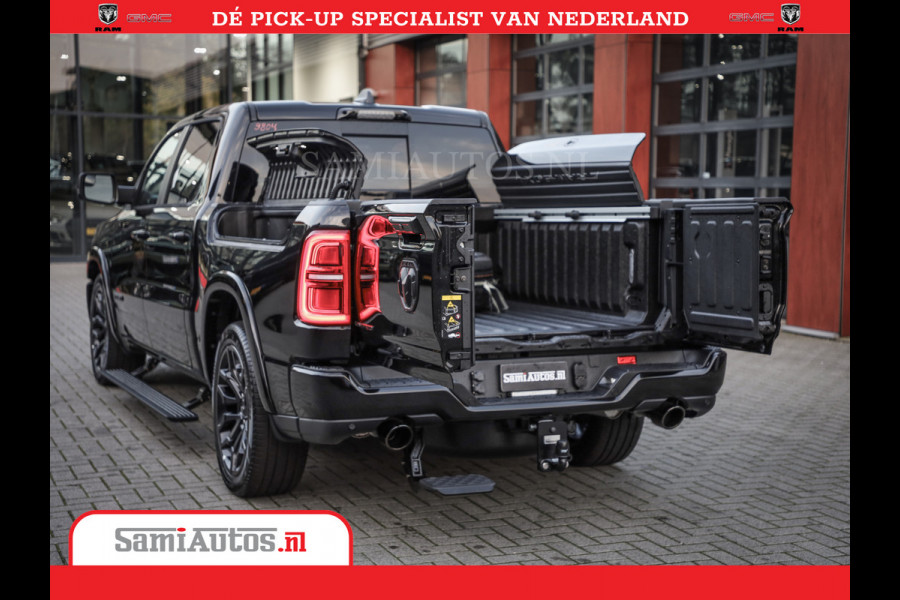 Dodge Ram 1500 Limited Night High Output 540HP 706Nm | Massage + Full Option | De Meest Luxe en Volle Pick-Up in zijn Klasse | Comfortabele Dubbele Cabine met Royale 5 Zitplaatsen | BPM vrij | Nu Leverbaar uit Voorraad | Voorraad Nr 2355 - 5149