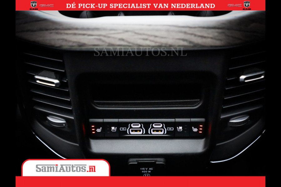 Dodge Ram 1500 Limited Night High Output 540HP 706Nm | Massage + Full Option | De Meest Luxe en Volle Pick-Up in zijn Klasse | Comfortabele Dubbele Cabine met Royale 5 Zitplaatsen | BPM vrij | Nu Leverbaar uit Voorraad | Voorraad Nr 2355 - 5149