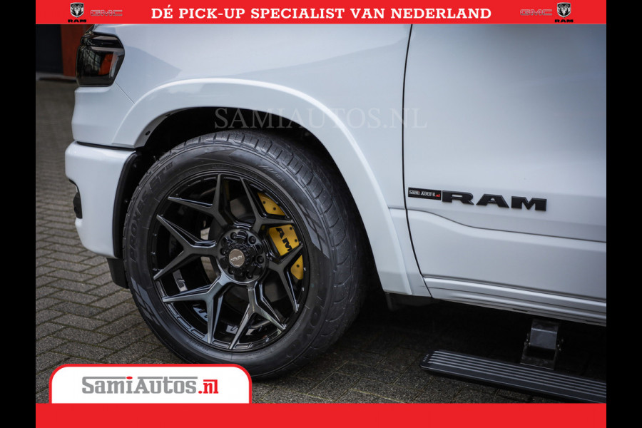 Dodge Ram 1500 1500 Limited Night High Output 540HP 706Nm | Massage + Full Option | De Meest Luxe en Volle Pick-Up in zijn Klasse | Comfortabele Dubbele Cabine met Royale 5 Zitplaatsen | BPM vrij | Nu Leverbaar uit Voorraad | Voorraad Nr 2351 - 7478