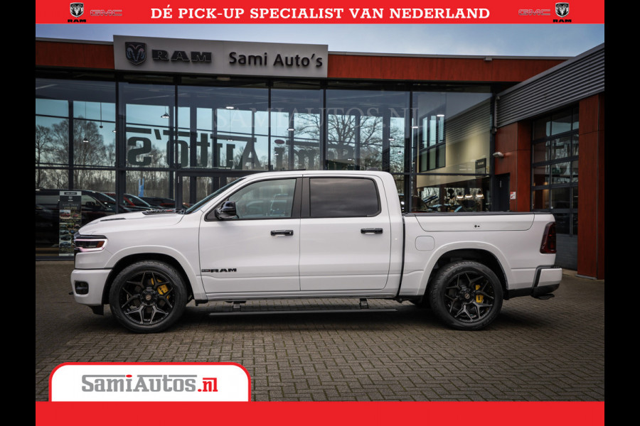 Dodge Ram 1500 1500 Limited Night High Output 540HP 706Nm | Massage + Full Option | De Meest Luxe en Volle Pick-Up in zijn Klasse | Comfortabele Dubbele Cabine met Royale 5 Zitplaatsen | BPM vrij | Nu Leverbaar uit Voorraad | Voorraad Nr 2351 - 7478