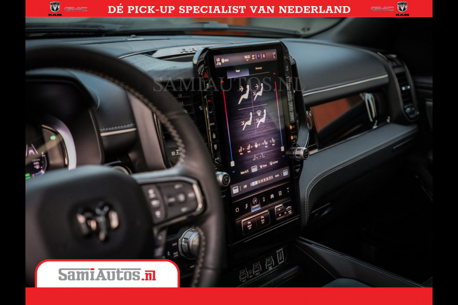 Dodge Ram 1500 1500 Limited Night High Output 540HP 706Nm | Massage + Full Option | De Meest Luxe en Volle Pick-Up in zijn Klasse | Comfortabele Dubbele Cabine met Royale 5 Zitplaatsen | BPM vrij | Nu Leverbaar uit Voorraad | Voorraad Nr 2351 - 7478
