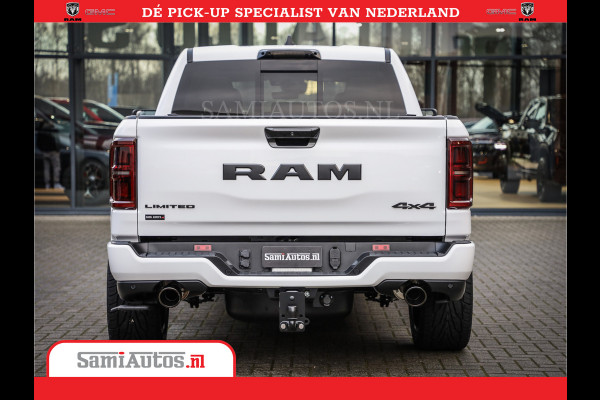 Dodge Ram 1500 1500 Limited Night High Output 540HP 706Nm | Massage + Full Option | De Meest Luxe en Volle Pick-Up in zijn Klasse | Comfortabele Dubbele Cabine met Royale 5 Zitplaatsen | BPM vrij | Nu Leverbaar uit Voorraad | Voorraad Nr 2351 - 7478