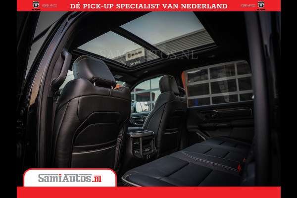 Dodge Ram 1500 1500 Limited Night High Output 540HP 706Nm | Massage + Full Option | De Meest Luxe en Volle Pick-Up in zijn Klasse | Comfortabele Dubbele Cabine met Royale 5 Zitplaatsen | BPM vrij | Nu Leverbaar uit Voorraad | Voorraad Nr 2351 - 7478