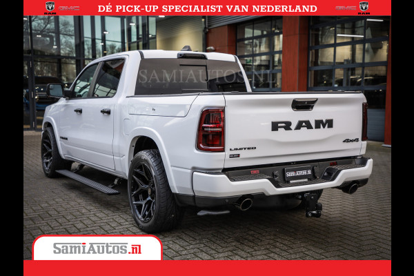 Dodge Ram 1500 1500 Limited Night High Output 540HP 706Nm | Massage + Full Option | De Meest Luxe en Volle Pick-Up in zijn Klasse | Comfortabele Dubbele Cabine met Royale 5 Zitplaatsen | BPM vrij | Nu Leverbaar uit Voorraad | Voorraad Nr 2351 - 7478
