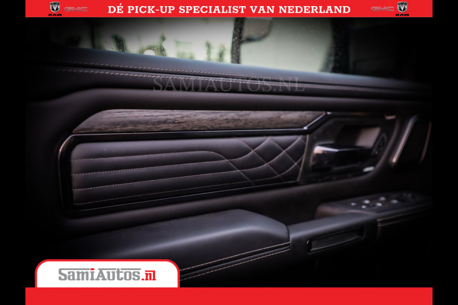 Dodge Ram 1500 1500 Limited Night High Output 540HP 706Nm | Massage + Full Option | De Meest Luxe en Volle Pick-Up in zijn Klasse | Comfortabele Dubbele Cabine met Royale 5 Zitplaatsen | BPM vrij | Nu Leverbaar uit Voorraad | Voorraad Nr 2351 - 7478