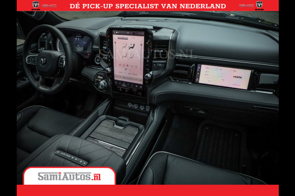 Dodge Ram 1500 Limited Night High Output 540HP 706Nm | Massage + Full Option | De Meest Luxe en Volle Pick-Up in zijn Klasse | Comfortabele Dubbele Cabine met Royale 5 Zitplaatsen | BPM vrij | Nu Leverbaar uit Voorraad | Voorraad Nr 2356 - 0990