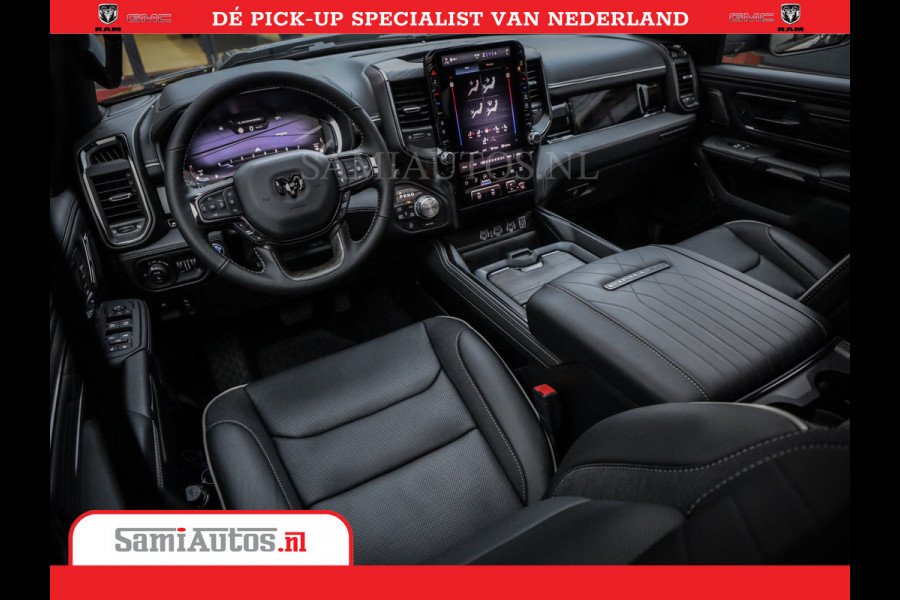 Dodge Ram 1500 Limited Night High Output 540HP 706Nm | Massage + Full Option | De Meest Luxe en Volle Pick-Up in zijn Klasse | Comfortabele Dubbele Cabine met Royale 5 Zitplaatsen | BPM vrij | Nu Leverbaar uit Voorraad | Voorraad Nr 2356 - 0990