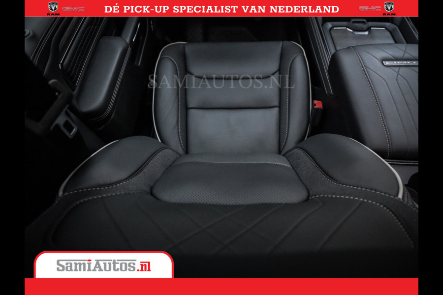 Dodge Ram 1500 Limited Night High Output 540HP 706Nm | Massage + Full Option | De Meest Luxe en Volle Pick-Up in zijn Klasse | Comfortabele Dubbele Cabine met Royale 5 Zitplaatsen | BPM vrij | Nu Leverbaar uit Voorraad | Voorraad Nr 2356 - 0990