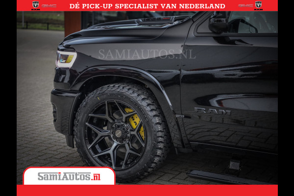 Dodge Ram 1500 Limited Night High Output 540HP 706Nm | Massage + Full Option | De Meest Luxe en Volle Pick-Up in zijn Klasse | Comfortabele Dubbele Cabine met Royale 5 Zitplaatsen | BPM vrij | Nu Leverbaar uit Voorraad | Voorraad Nr 2356 - 0990