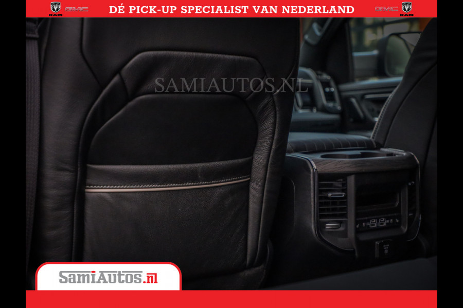 Dodge Ram 1500 Limited Night High Output 540HP 706Nm | Massage + Full Option | De Meest Luxe en Volle Pick-Up in zijn Klasse | Comfortabele Dubbele Cabine met Royale 5 Zitplaatsen | BPM vrij | Nu Leverbaar uit Voorraad | Voorraad Nr 2356 - 0990