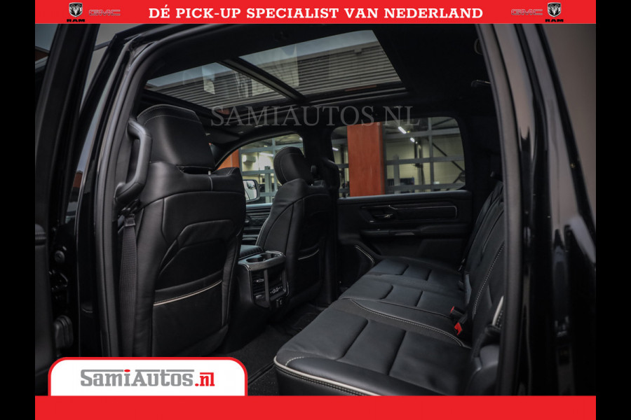 Dodge Ram 1500 Limited Night High Output 540HP 706Nm | Massage + Full Option | De Meest Luxe en Volle Pick-Up in zijn Klasse | Comfortabele Dubbele Cabine met Royale 5 Zitplaatsen | BPM vrij | Nu Leverbaar uit Voorraad | Voorraad Nr 2356 - 0990