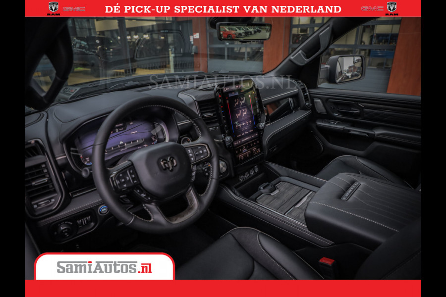 Dodge Ram 1500 Limited Night High Output 540HP 706Nm | Massage + Full Option | De Meest Luxe en Volle Pick-Up in zijn Klasse | Comfortabele Dubbele Cabine met Royale 5 Zitplaatsen | BPM vrij | Nu Leverbaar uit Voorraad | Voorraad Nr 2356 - 0990