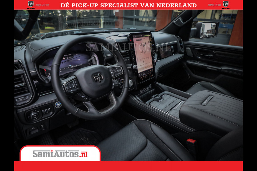 Dodge Ram 1500 Limited Night High Output 540HP 706Nm | Massage + Full Option | De Meest Luxe en Volle Pick-Up in zijn Klasse | Comfortabele Dubbele Cabine met Royale 5 Zitplaatsen | BPM vrij | Nu Leverbaar uit Voorraad | Voorraad Nr 2356 - 0990