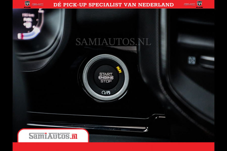 Dodge Ram 1500 Limited Night High Output 540HP 706Nm | Massage + Full Option | De Meest Luxe en Volle Pick-Up in zijn Klasse | Comfortabele Dubbele Cabine met Royale 5 Zitplaatsen | BPM vrij | Nu Leverbaar uit Voorraad | Voorraad Nr 2356 - 0990